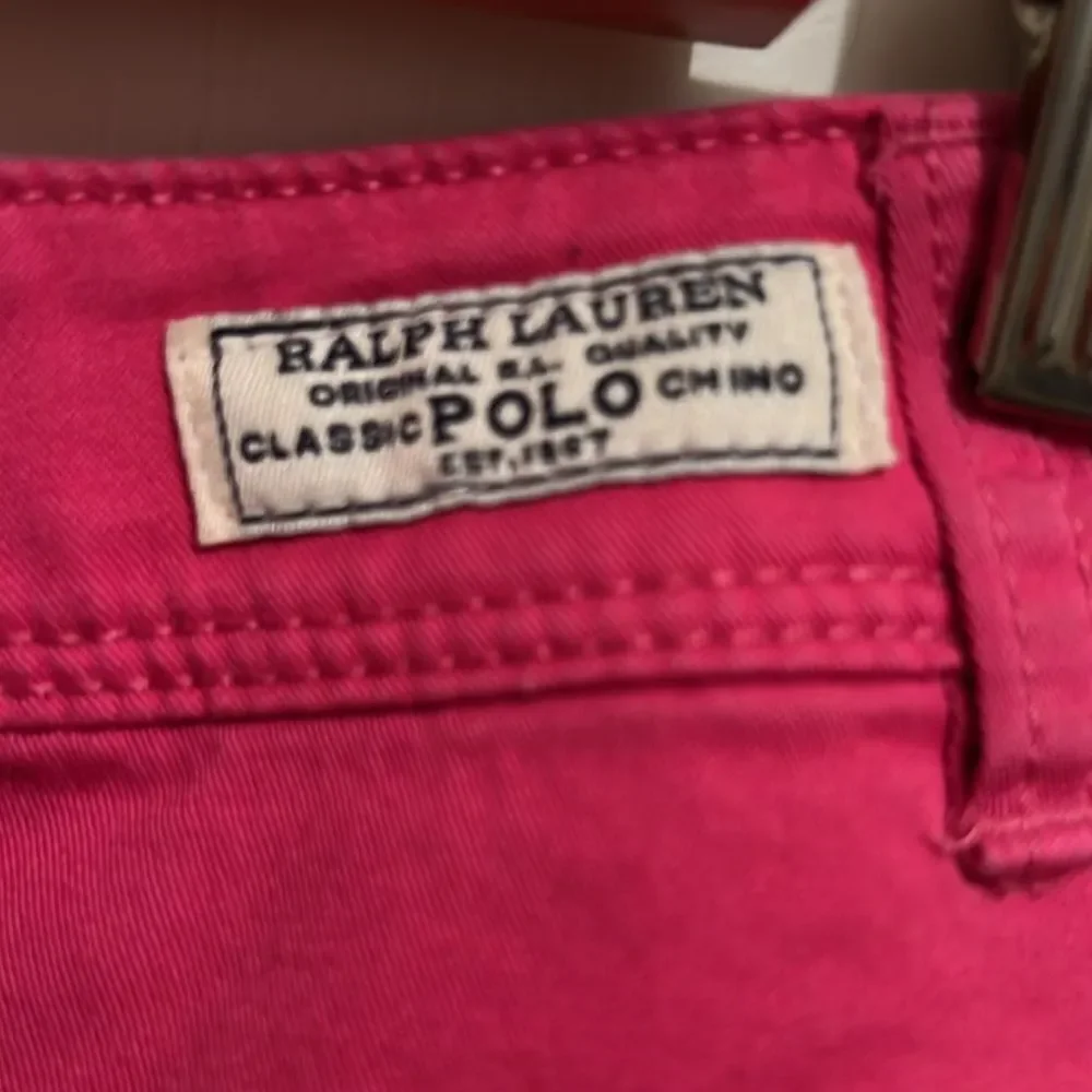 New w/o Tags- Girls 16 Ralph Lauren hot pink 98% cotton chinos perfect!